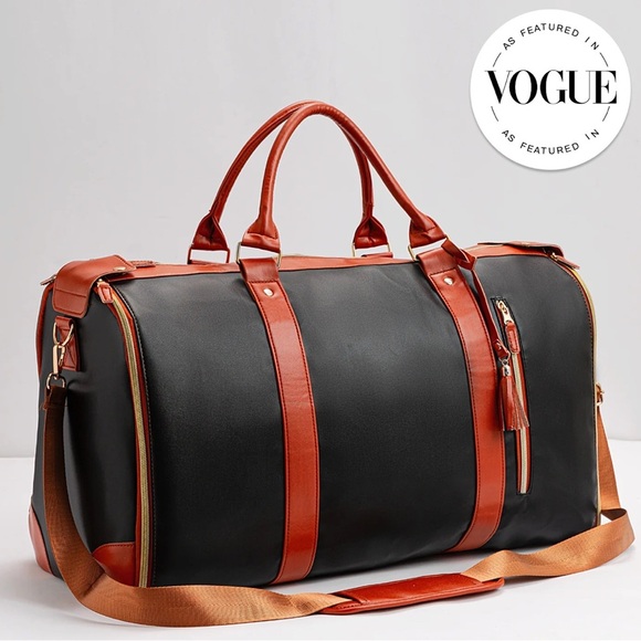 LUHXE Other - LUHXE Black Convertible Garment Roller Bag w/ Shoe Pouch - 20" Carry-On